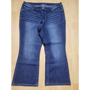 Maurices Dark Wash Bootcut Jeans Plus Size 22W X-Short